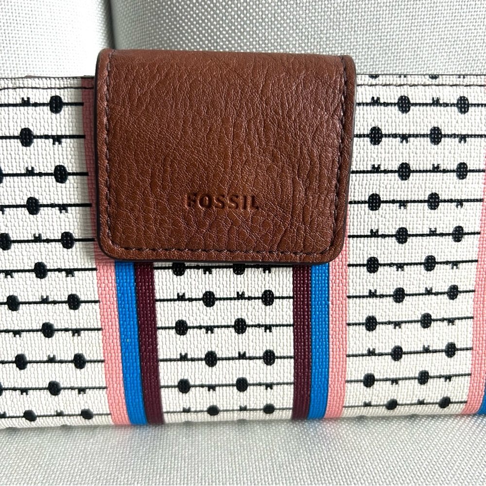 Pattern Fossil Tab Wallet - Picture 5 of 14